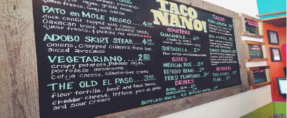 Taco Nano serves up delicious authentic food