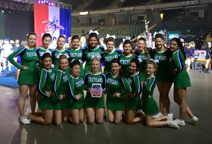 Cheerleading flips history, places second at Nationals
