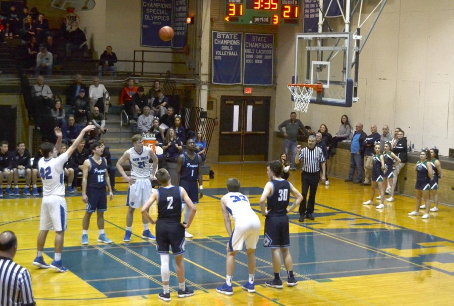Senior G/F Griffin Ryan goes to the line while NT is up 10 | Pearlman