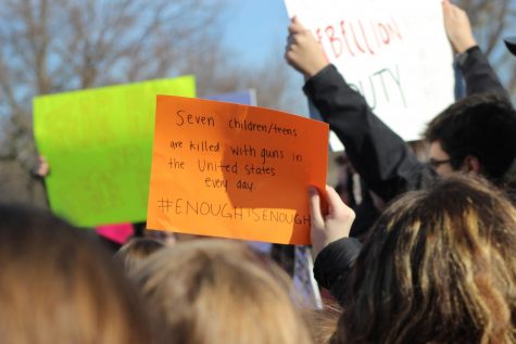 Students express their support for victims of gun violence and frustration for a lack of school safety | Guthrie