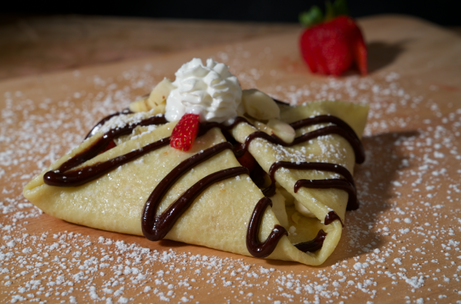 The Strawberry and Banana crepe is a fan favorite