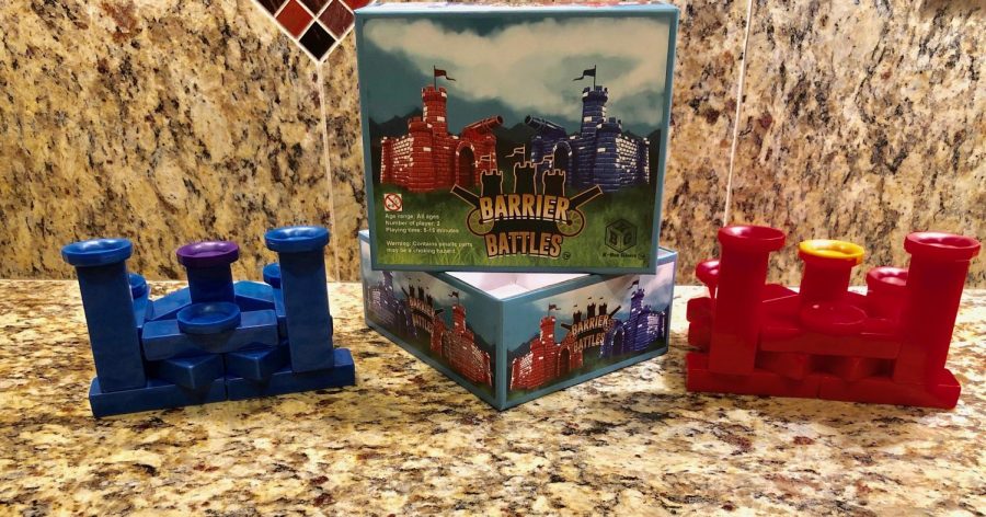 Buyers of Barrier Battles will receive a complete set containing instructions and multi-colored pieces  