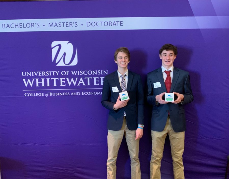Charlie Olesker and Ethan Gray ranked 5th at the Midwest Pitch Competition on Mar. 4