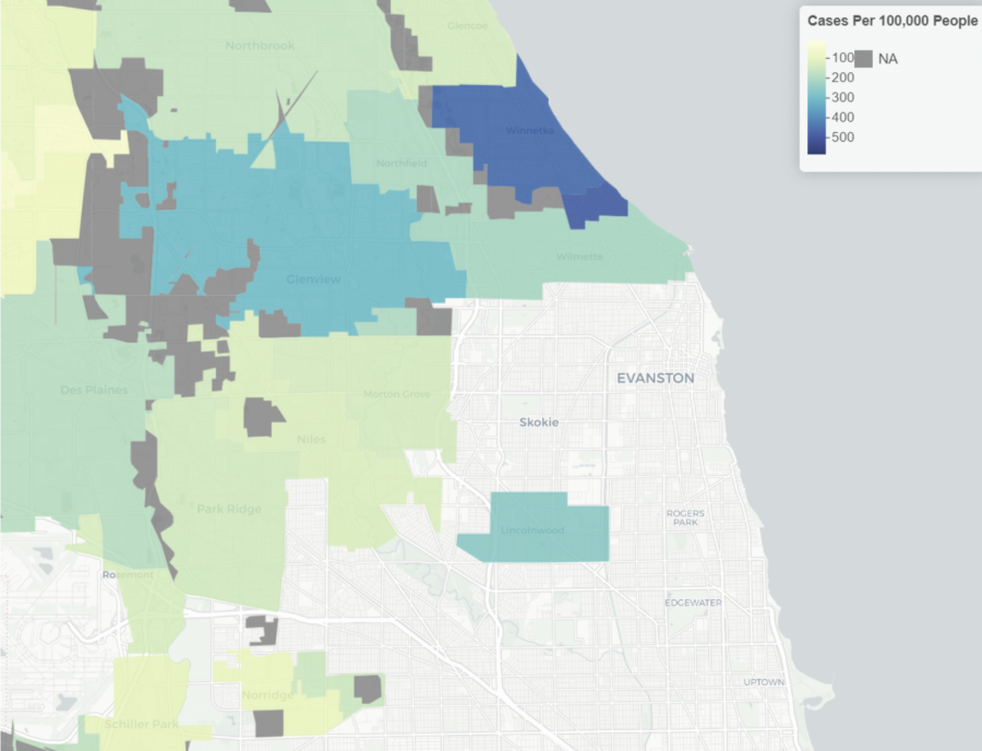 The+COVID-19+rates+map+provided+by+the+Cook+County+Department+of+Public+Health+as+of+4%2F8