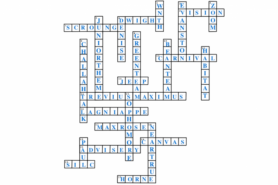 20 crossword puzzle key