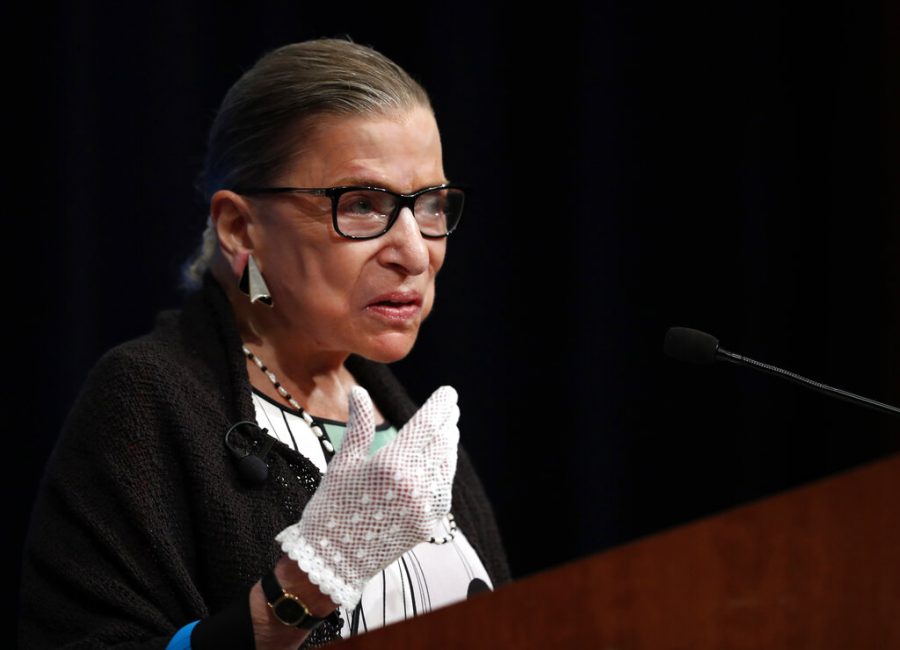 Ginsburg+speaking+at+the+Georgetown+Law+Center+in+2017