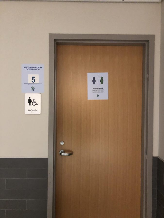 Classrooms and bathrooms now have max occupancies so as to abide by social distancing guidelines