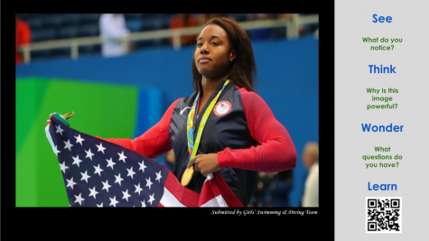 Thursday, February 25. 2021
Why did you choose this image?
https://www.nytimes.com/2016/08/13/sports/olympics/a-closer-look-at-simone-manuel-olympic-medalist-history-maker.html
Swimming pools have historically been among the most segregated places in America. Because black Americans were systematically denied access to pools for much of the 20th century, swimming never became part of African-American recreational culture. This legacy helped create high barriers to swimming participation among black Americans that remain in place today. Simone Manuel is an amazing swimmer. She was the FIRST EVER African-American woman to win an individual event in Olympic swimming. To me, she is the epitome of strength and resilience. She is an outstanding ambassador for the sport and I hope that everyone has the opportunity to watch her compete in the upcoming Tokyo Olympics. She is an incredible athlete, but she also seems like an incredibly cool person. Watch the video of her on the podium after her gold medal in the 100m freestyle. 

