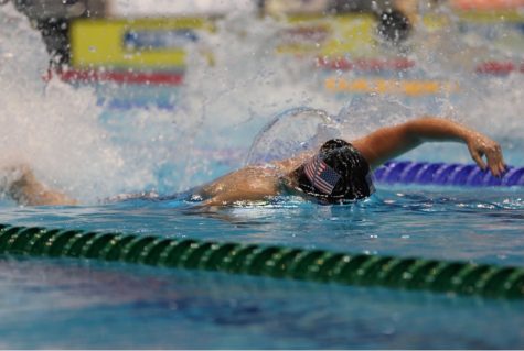 Novelline competing at the FINA World Cup in Berlin ,Germany in October