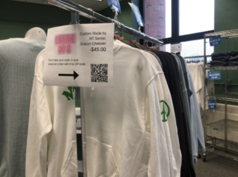  Custom-made Lounge by G clothing located in the One Stop Trev Shop on the fourth floor with a scannable QR code for placing orders