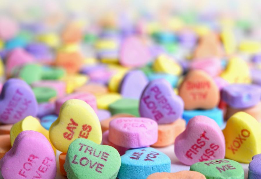 Conversation hearts are one of the most popular candies that are associated with Valentines Day