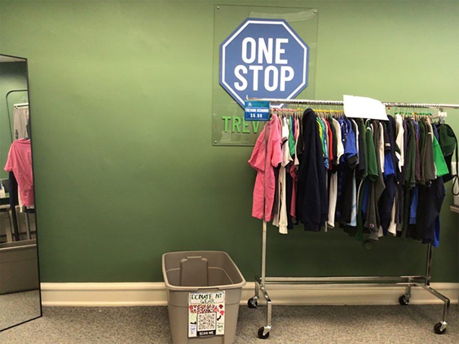   Environmental Club and  One Stop Trev Shop hosted Thrift Week from Feb. 14 - Feb. 18 to encourage reducing waste associated with fast fashion