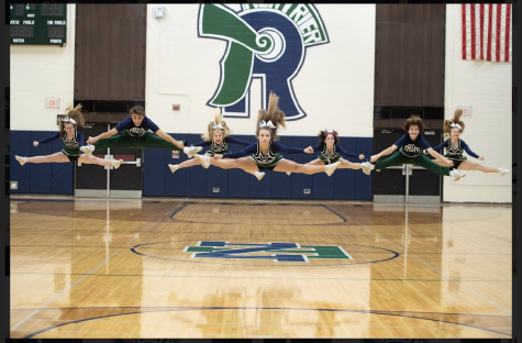 The Cheer team has been making New Trier history since last year, with last year being the first time ever making it to State and securing a title in 3rd place.
