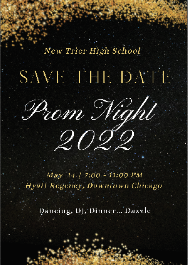 Promotional poster for Prom Night 2022, to be held on May 14 