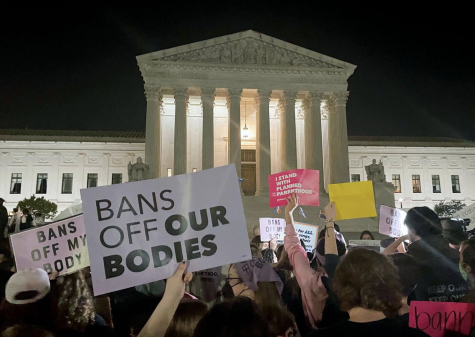 Protests erupt outside of the Supreme Court on May 2, 2022 after leaked draft opinion reveals the potential overturn of Roe V. Wade