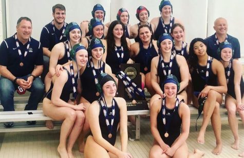 Girls Water Polo team after their fourth place finish at State on May 21