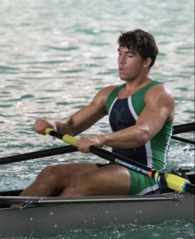 Earlier this month, senior John Salvi broke the New Trier 6k ergometer record by less than a second.