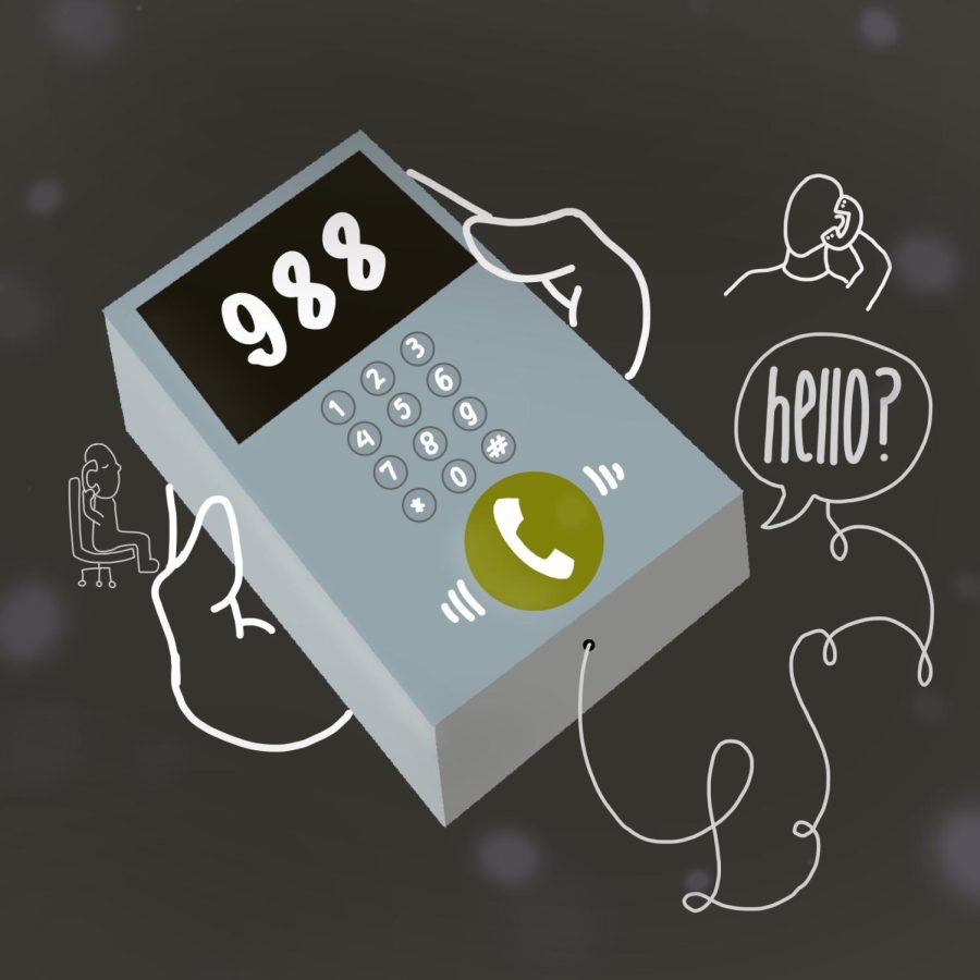 Suicide hotline number changed to 988 instead of the previous 10 digit number. Calls to the hotline jumped 45% after the change