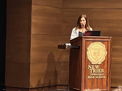 Gastroenterologist Dr. Tara Troy discusses her career path and the successful creation of her own practice on March 8 in the McGee Theater