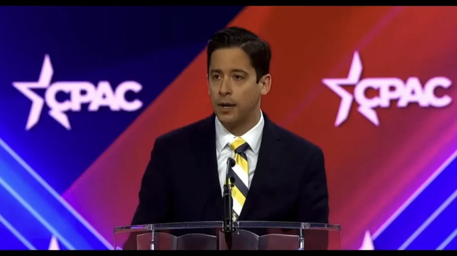 Michael Knowles speaks at the Conservative Political Action Conference on March 4 where he denounced transgenderism 