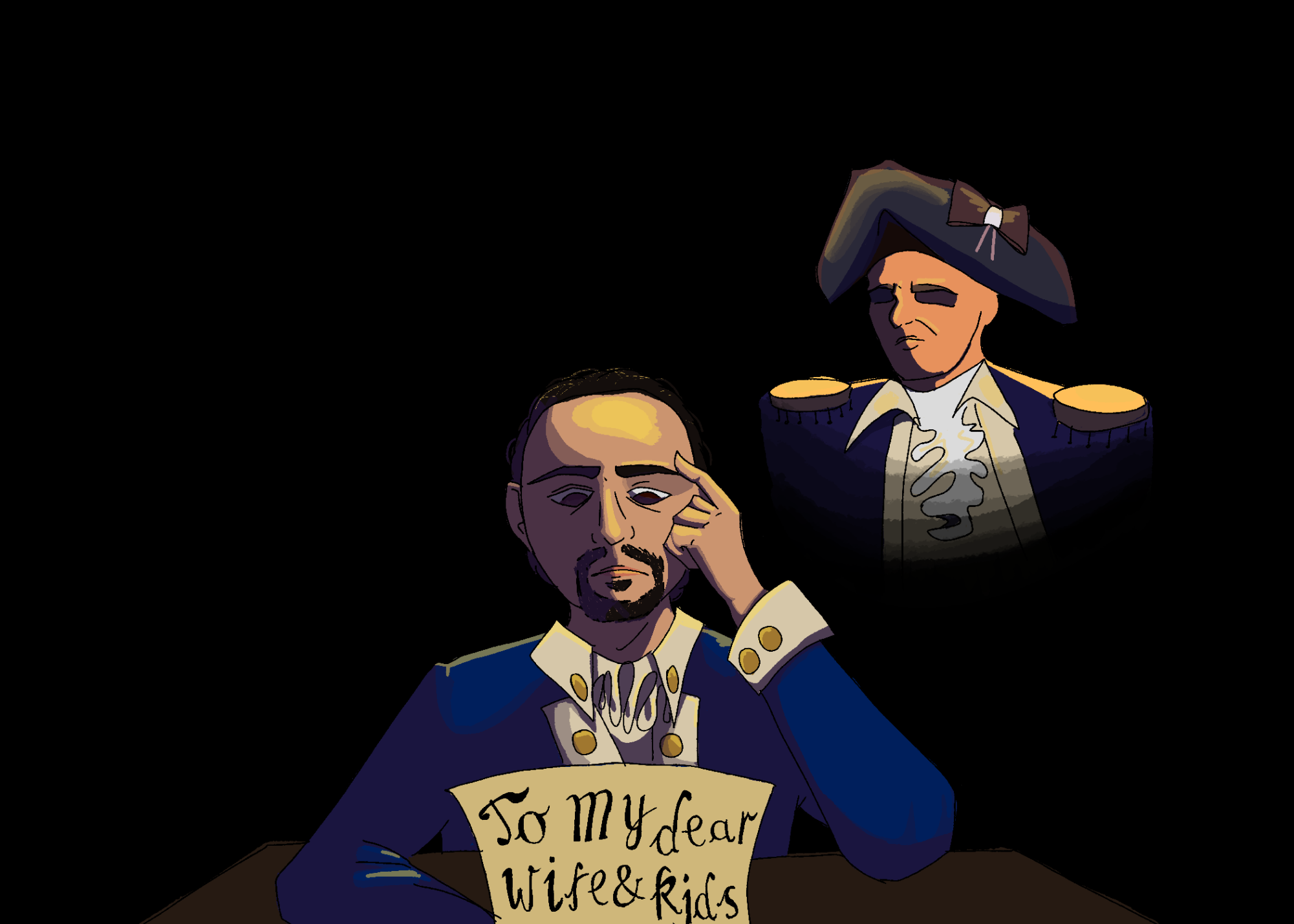 Hamilton tries to balance building a new nation with President Washington and spending time with his wife and children
