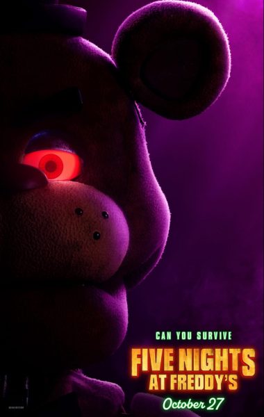 The titular character, Freddy Fazbear, featured on a promotion poster