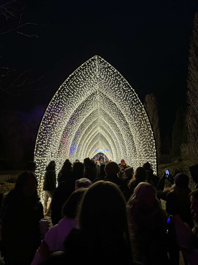 Lightscape at Chicago Botanic Gardens in Glencoe. The show runs from Nov. 10, 2023 to Jan. 7, 2024.