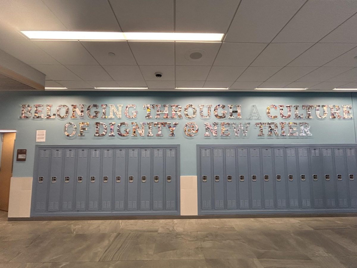 New Trier prides itself in being a welcoming place for all students, presenting part of its motto on the wall