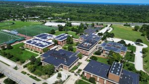 Aerial photo of Northfield Campus