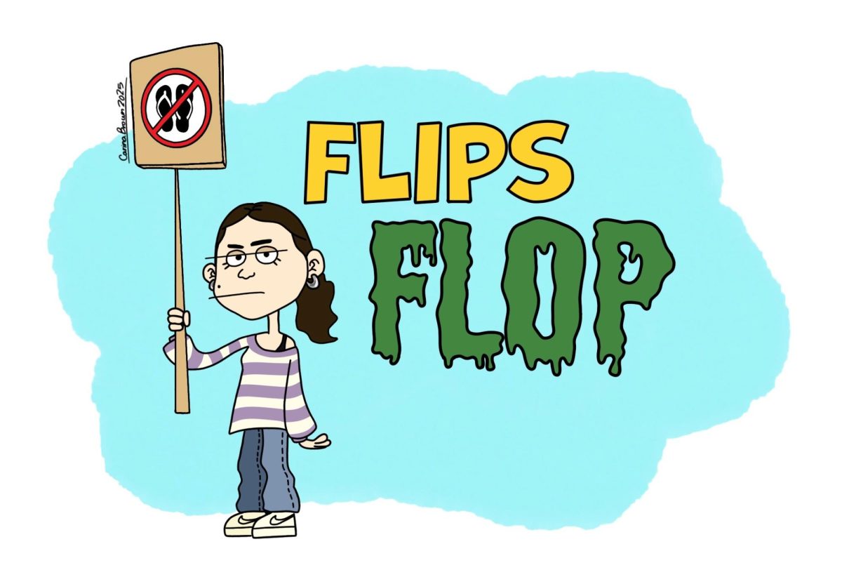 A desperate call for the end of wearing flip flops at NT