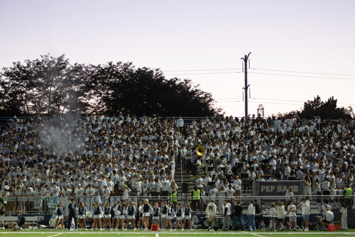 At the beginning of the game, Trevians occupy the stands, filling every open seat