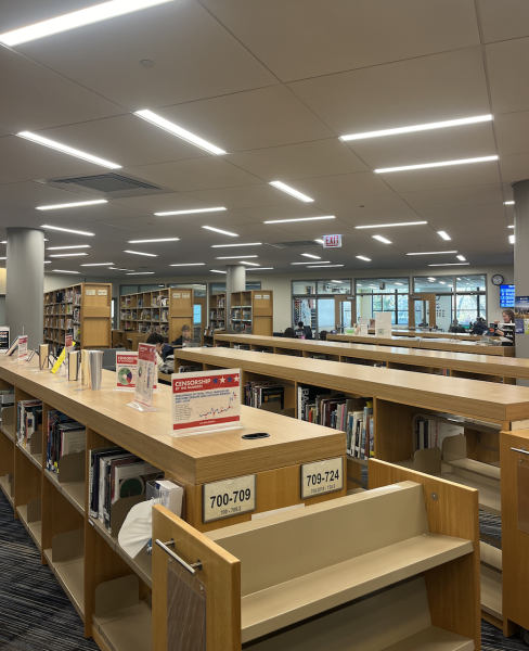 New Trier’s Linda Yonke Library, named in 2023 to honor the former superintendent