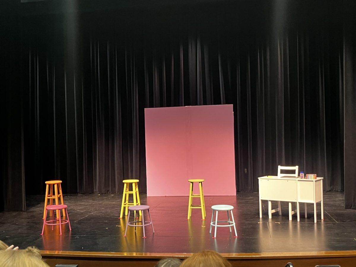 An empty set waits for the cast of “Junie B. Jones: Toothless Wonder.”