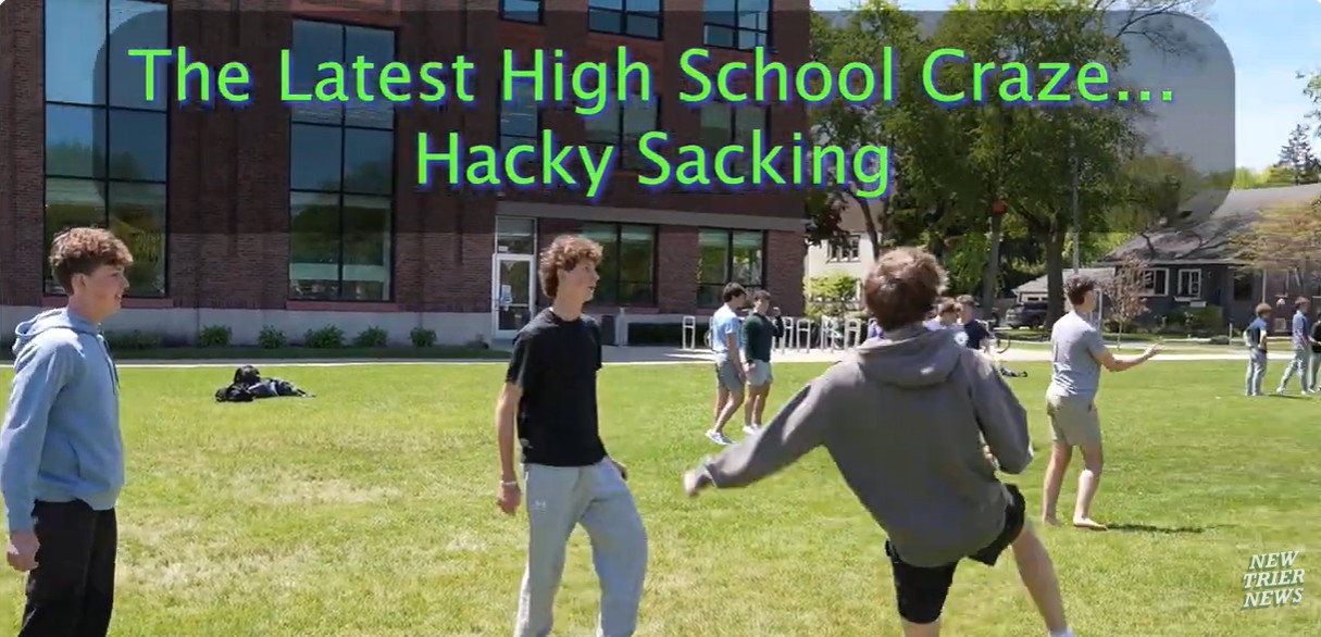 Hacky sack craze hits New Trier
